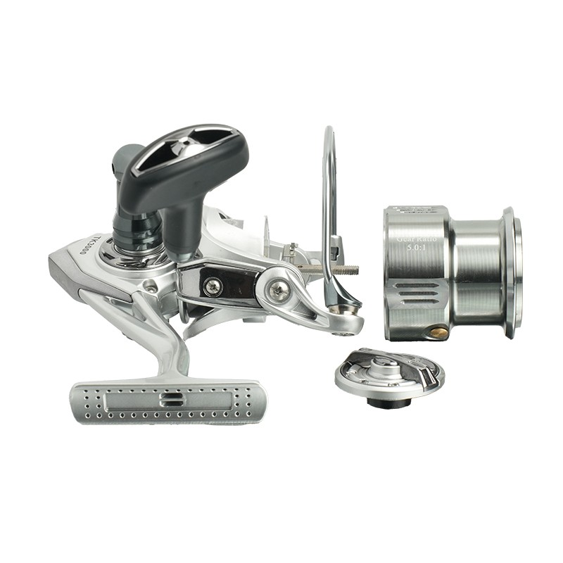 新款纺车轮海竿矶钓筏钓鱼轮路亚打黑超远投全金属线杯渔具